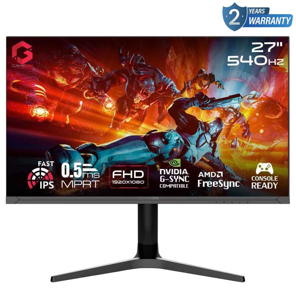 جيم أون شاشة ألعاب FHD بحجم 27" 540Hz Fast